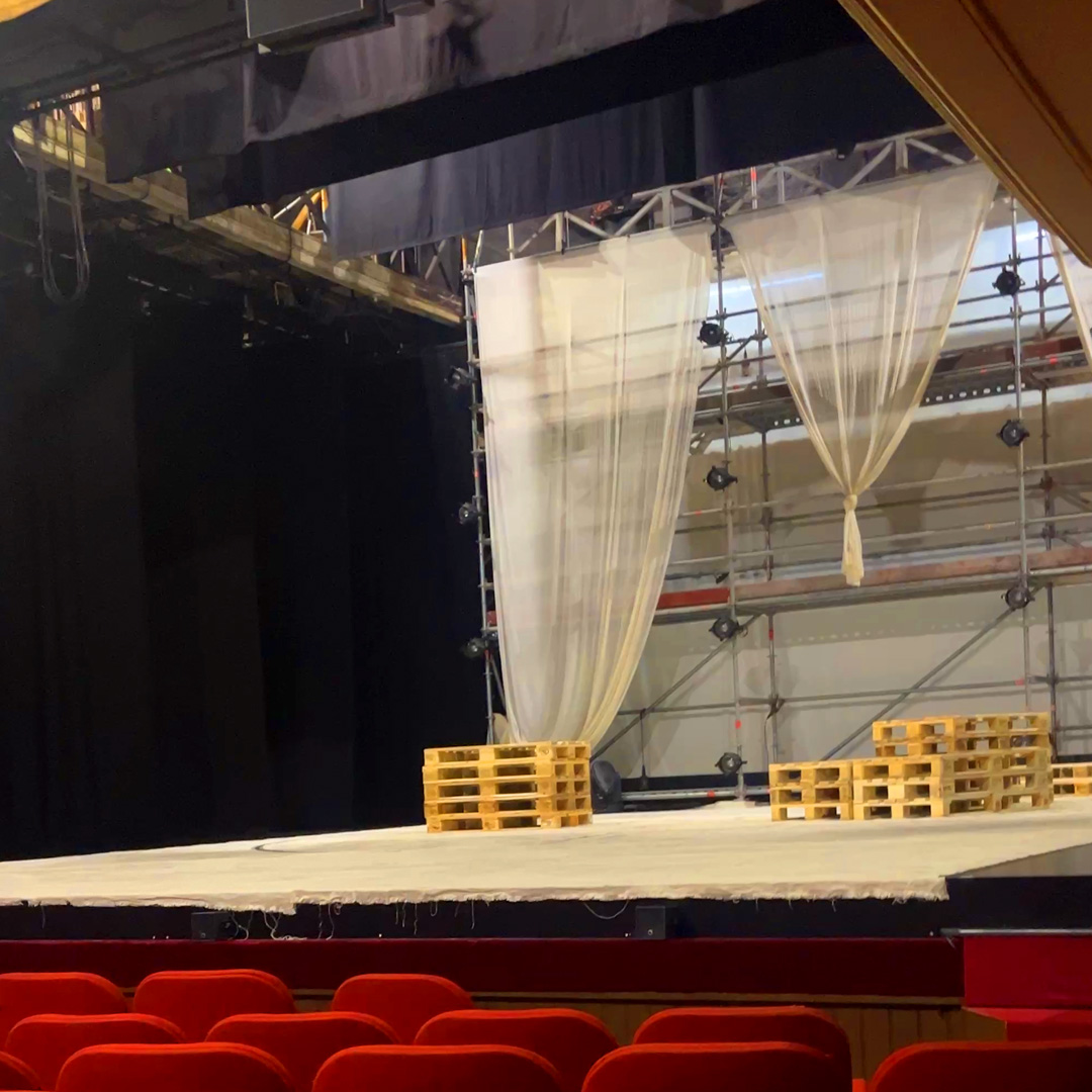 Telinekataja Telineitä teatterin tarpeisiin Turussa