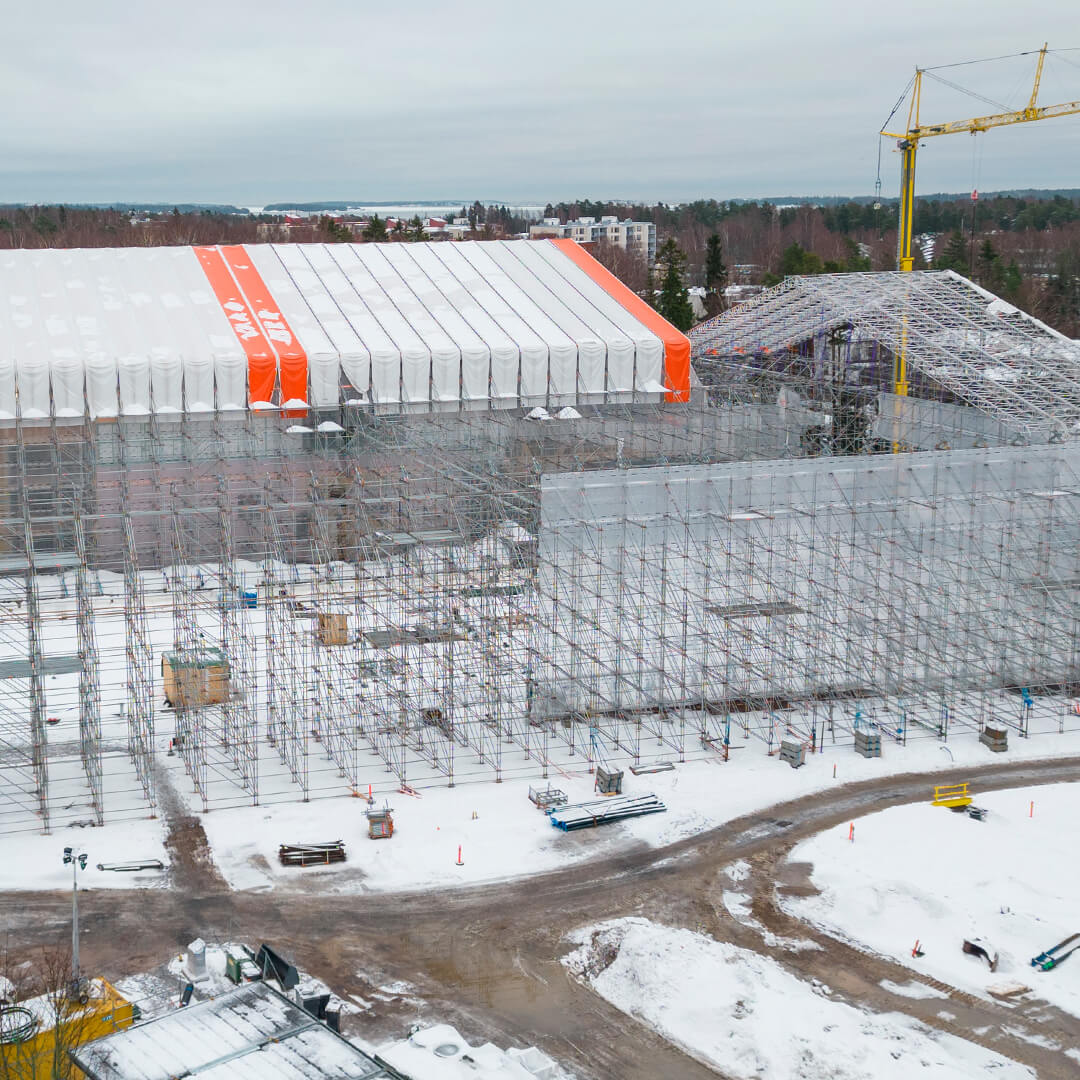 Telinekataja Espoo Tiistilä puukoulu