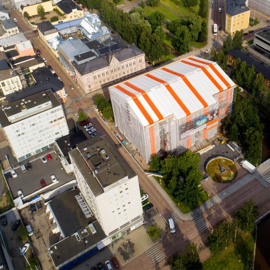 Telinekataja Oulun kaupungintalo