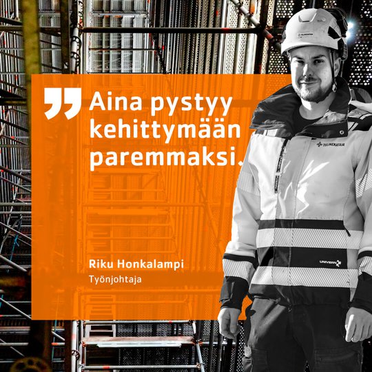 Telinekataja Riku Honkalampi