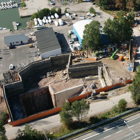 Telinekataja Koivusaaren metroasema