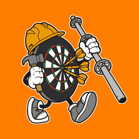 Telinekataja Jari Eskelinen piirroshahmo