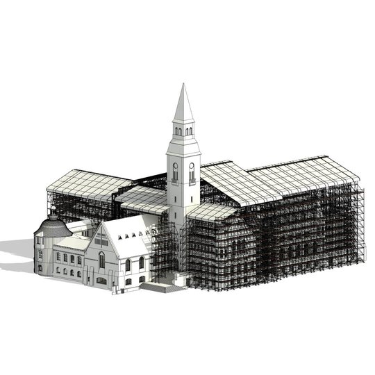 Telinekataja Kansallismuseon sääsuojaus 3d