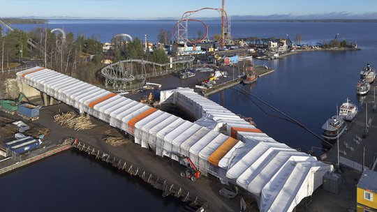 Särkänsillan sääsuojaus: Huolellinen suunnittelu sai projektin osumaan kerrasta nappiin