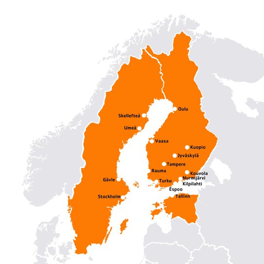 Telinekataja Map