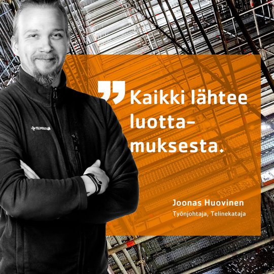Telinekataja Joonas Huovinen