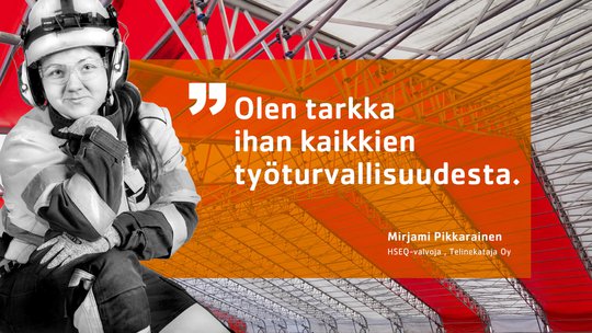 Aloitteleva HSEQ-valvoja Mirjami Pikkarainen inspiroituu uudesta