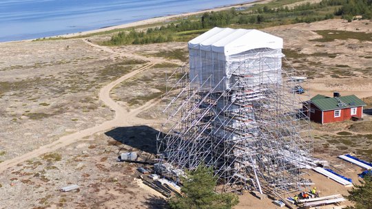 Keskiniemen pooki Hailuodossa remontoitiin vanhaa kunnioittaen