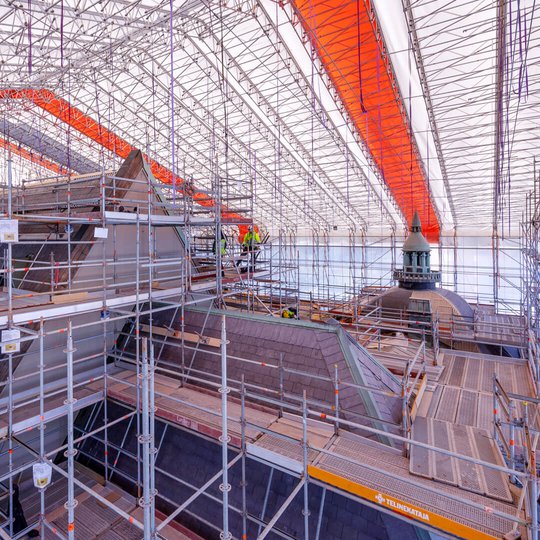 Telinekataja Kansallismuseon sääsuojaukses