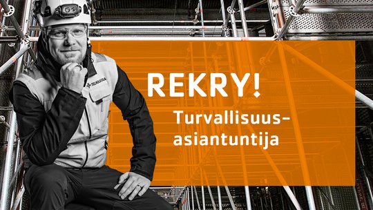 REKRY PÄÄTTYNYT Turvallisuusasiantuntija Telinekatajalle
