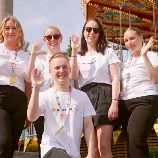 Telinekataja 60v Särkänniemi perhe