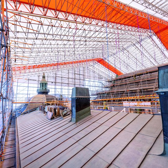 Telinekataja Kansallismuseon sääsuojaukses