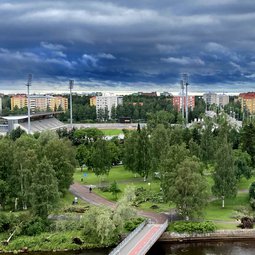 Telinekataja Oulu myrsky